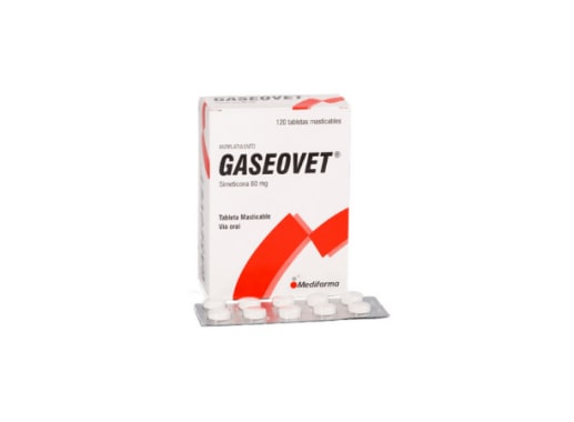 GASEOVET 80MG TABLETA MASTICABLE X 120