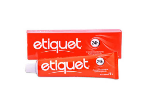 ETIQUET DESODORANTE CLASICO X 75GR (ROJO)