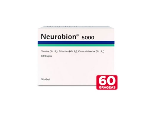 NEUROBION 5000 MG CAJA X 60 GRAGEAS