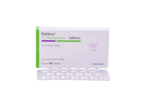 EUTIROX 75MCG TABLETA X 50