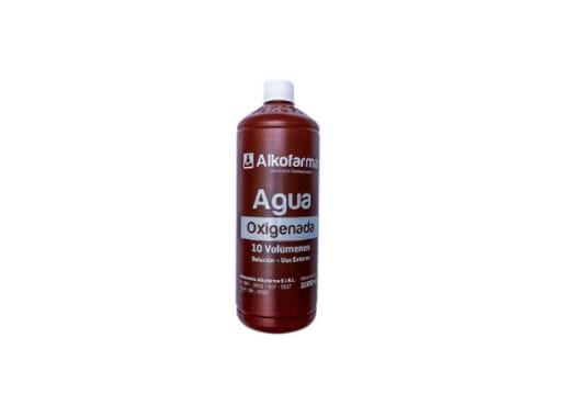 AGUA OXIGENADA DE 10 VOL. X 1000 ML.