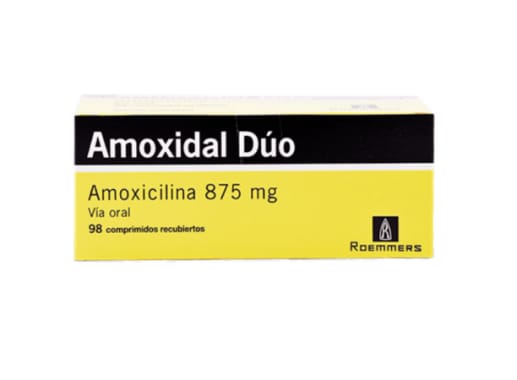 AMOXIDAL DUO 875MG COMPRIMIDO RECUBIERTO X 98