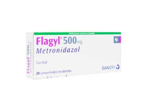 FLAGYL 500MG COMPRIMIDO RECUBIERTO X 20