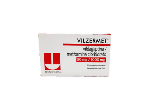 VILZERMET 50/1000 MG COMPRIMIDO X 30