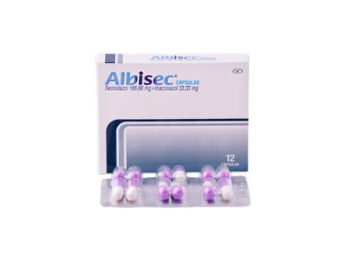 ALBISEC 33.3MG/166.66MG CAP X 2 CAJA X 12