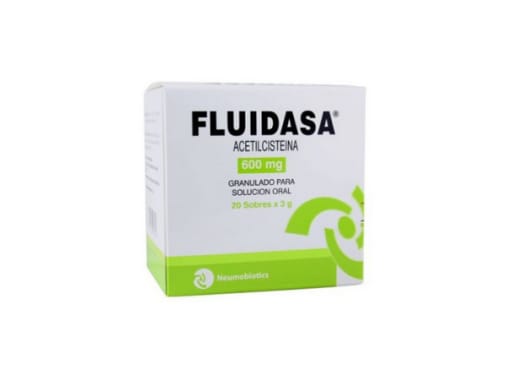 FLUIDASA 600MG GRANULOS PARA SOLUCION ORAL X 20