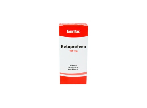 KETOPROFENO 100MG TABLETA RECUBIERTA X 30