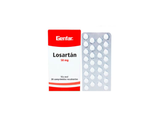 LOSARTAN 50MG COMPRIMIDO RECUBIERTO X 30