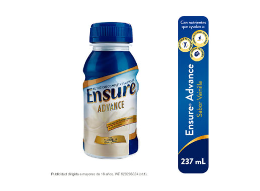 ENSURE ADVANCE LIQUIDO SABOR VAINILLA FRASCO X 237 ML