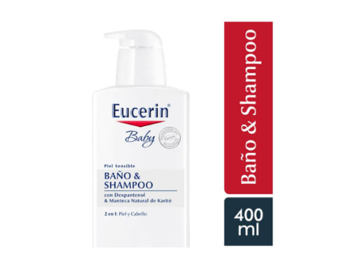 EUCERIN BABY BAÑO & SHAMPOO FRASCO X 400ML