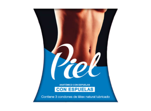 PIEL PRESERVATIVO ESPUELAS  X 3 UND