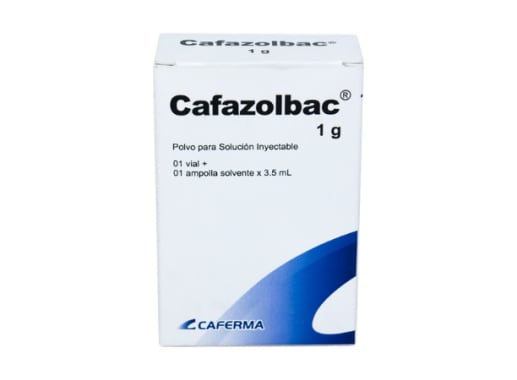 CAFAZOLBAC 1G AMP+DILUYENTE