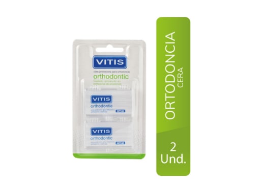 VITIS CERA PROTECTORA PARA ORTODONCIA X2