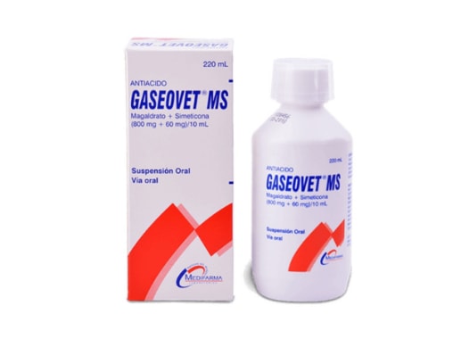 GASEOVET MS 800MG+60MG/10ML SUSPENSION X 220ML