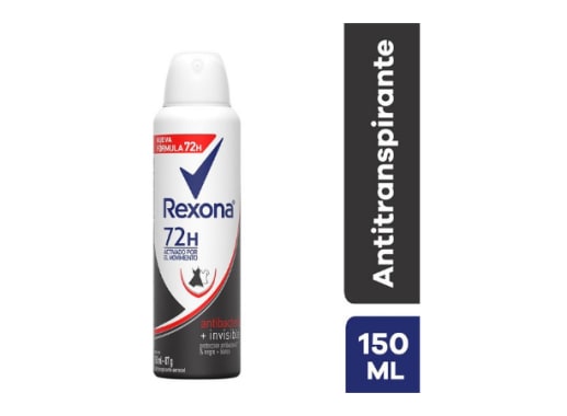 REXONA DESODORANTE MUJER SPRAY ANTIBACTERIAL+ INVISIBLE X 150 ML(90 G)