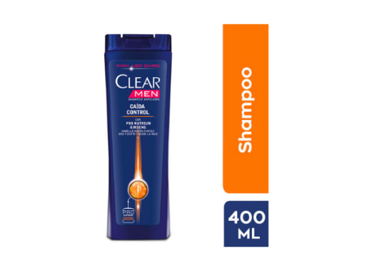 CLEAR SHAMPOO HOMBRE CONTROL CAIDA  X 400 ML