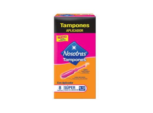 NOSOTRAS TAMPON CON APLICADOR  SUPER X 8