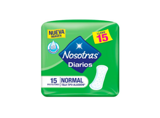 NOSOTRAS PROTECTORES X 15 UNIDADES (NORMAL)