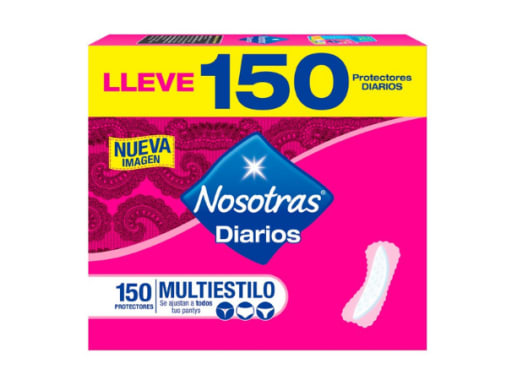 NOSOTRAS PROTECTORES MULTIESTILO X 150