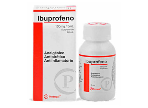 IBUPROFENO 100MG/5ML SUSPENSION ORAL X 60 ML