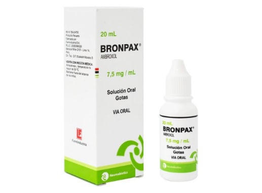 BRONPAX 7.5MG/ML SOLUCION ORAL GOTAS X 20 ML