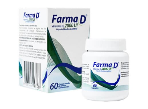 FARMA D 2000UI CAPSULA BLANDA  X 60