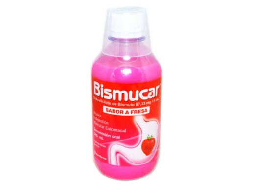 BISMUCAR SUSPENSION ORAL SABOR FRESA X 340ML