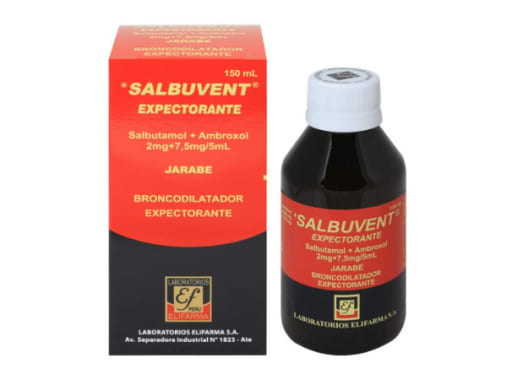 SALBUVENT EXPECTORANTE 2MG+7.5MG/5ML JARABE X 150ML