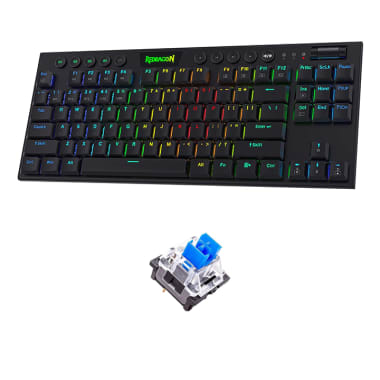 Teclado Redragon HORUS TKL Wireless. Spanish K621-RGB-SP BLUE SWITCH