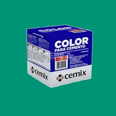 Color para cemento acuamarina cemix