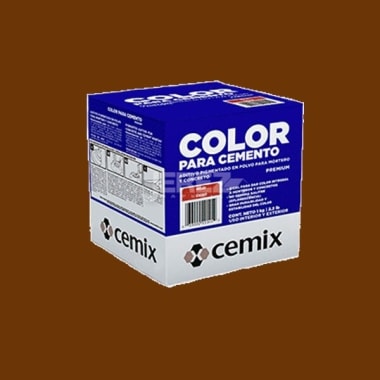 Color para cemento chocolate cemix