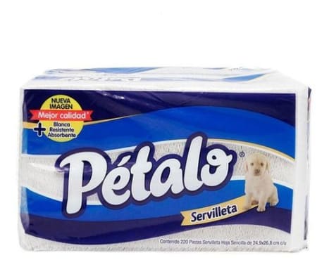 Servilleta Petalo Blanca 220 Hojas