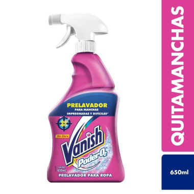 Desmanchador Vanish Poder O2 Con Atomizador 650 mL