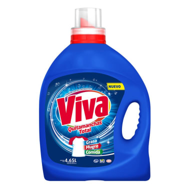 Detergente Líquido Viva Ropa Blanca y Color 4.6 L