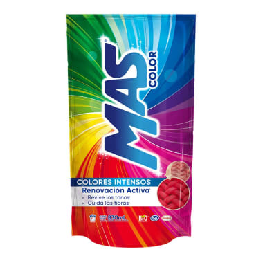Detergente Mas Color 830 mL