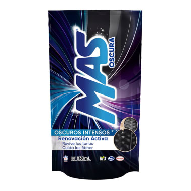 Detergente Mas Oscura 830 mL