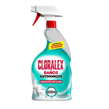 Limpiador Líquido Cloralex Baños Antihongos Con Cloro 650 mL