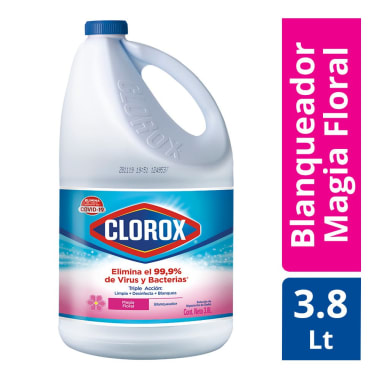 Cloro Clorox Total Limpia + Desinfecta Magia Floral 3.8 L