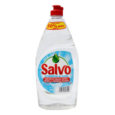 Lavatrastes Líquido Salvo Alternativa Al Cloro 750Ml