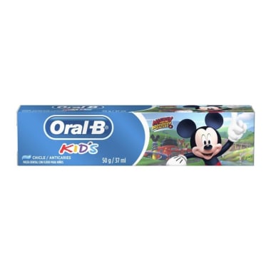 Pasta Dental Oral-B Kids Chicle con Fluor Anticaries 50 g