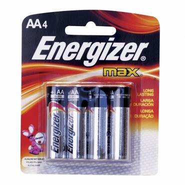 Pila Energizer Max Aa Pack. 4Pzas. E-12