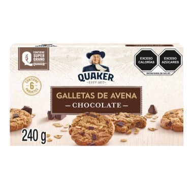 Galleta Quaker de Avena y Chocolate 320 g