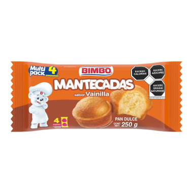 Mantecadas Bimbo Vainilla 31.25 g x 8