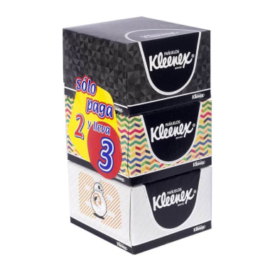 Pañuelos Desechables Kleenex Boutique 70 U X 3