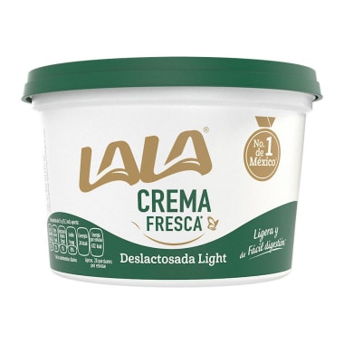 Crema Acida Lala Deslactosada Light 426 ml