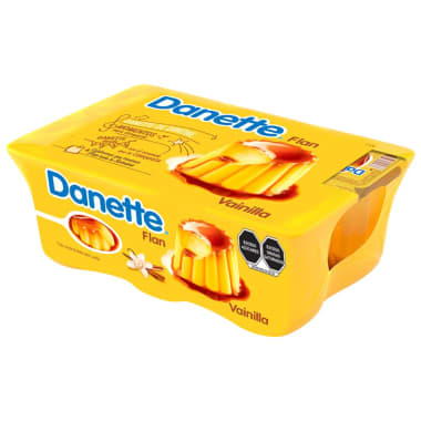 Flan Danette Vainilla 100 g x 6