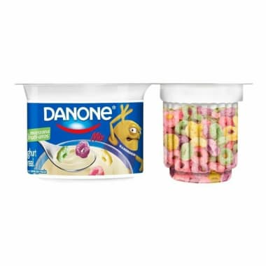 Yoghurt Danone Mix Sabor Manzana Con Cereal Fruti Aros 130 g