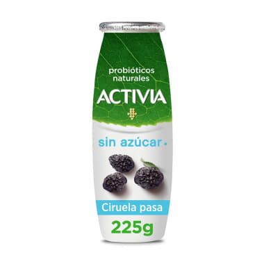 Yoghurt Activia Bebible Sabor Ciruela Pasa 0% 225 g