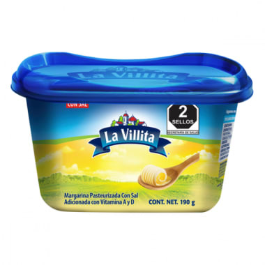 Margarina Con Sal La Villita Untable 190 g