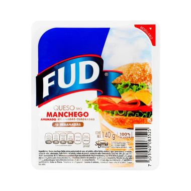 Queso Manchego Fud Ahumado 140 g